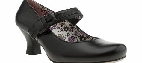 womens hush puppies black philippa bow low