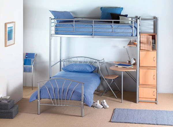 Hyder Storage Loft With Solar Bed Frame