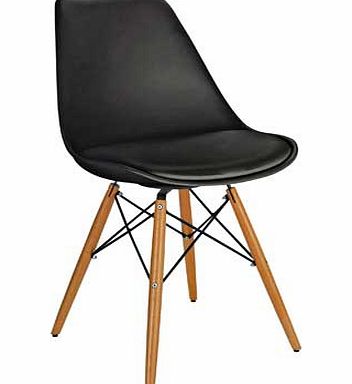 Hygena Charlie Black Chair