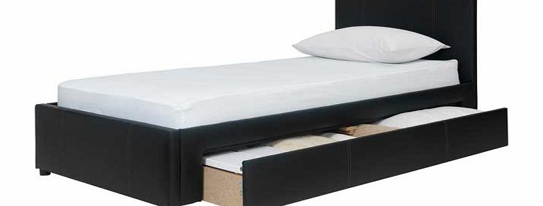 Heston Single Bed Frame - Black