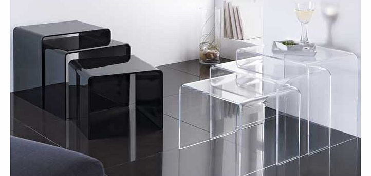 Mistral Nest of 3 Tables - Black