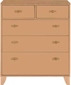 Hygena Shaker 3   2 Drawer Chest - Oak