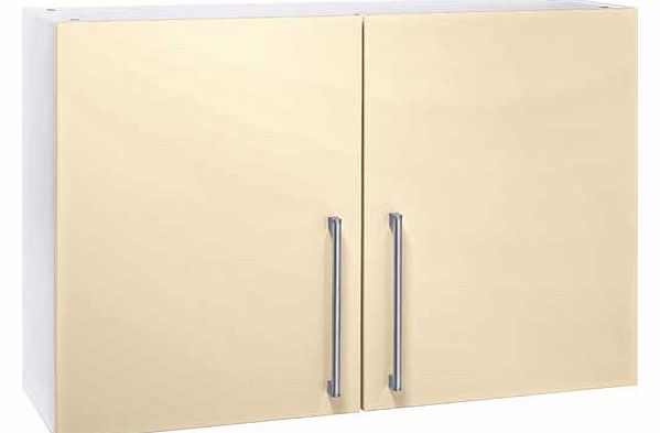 Valencia 1000mm Kitchen Wall Unit - Cream