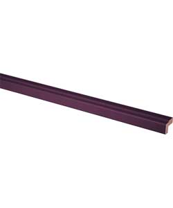 Hygena Valencia 2400mm Cornice - Plum Gloss