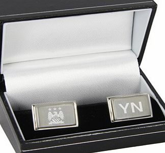 Ian Philipson Manchester City Personalised Cufflinks MCURCUFF