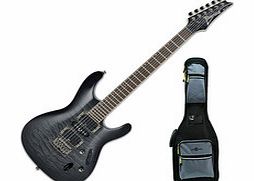 Ibanez S671QM Electric Guitar Trans Gray