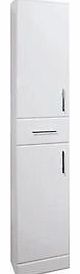 1900 mm Tall White Gloss Storage Unit Modern Bathroom Furniture Cabinet