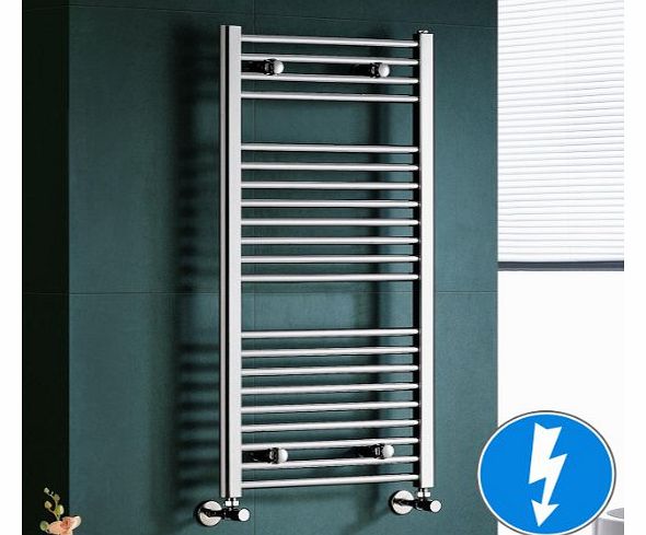 iBath Maine Chrome Straight Electric Towel Rail Radiator - 10