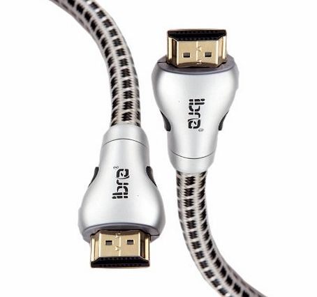 IBRA 2m High Speed TITANIUM Range v2.0/1.4a HDMI Cable 3D 2160p PS4 SKY HD 4K Ultra HD