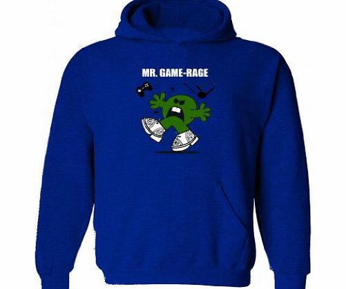 Ice-Tees MR GAME RAGE - Gamers, gamepad mr men parody Mens Hoody, Hooded top