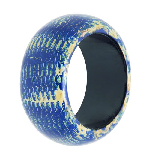 Ladies Icon Corn Husk Bracelet Blue