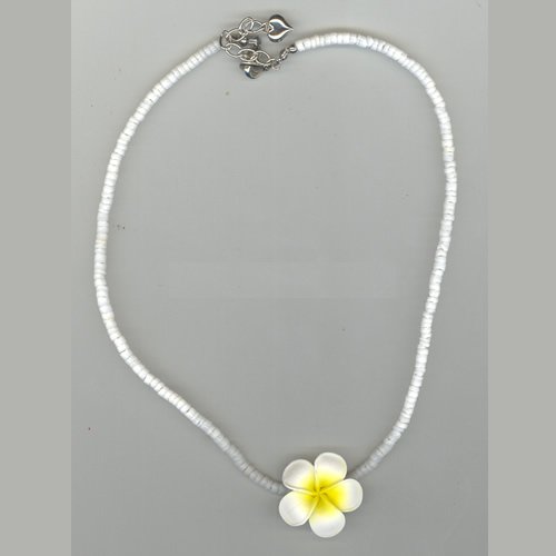 Icon Ladies Icon Fimo Flower Necklace Yellow