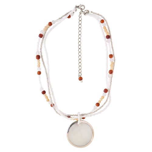 Icon Ladies Icon Multi Strand Bead Necklace Multi