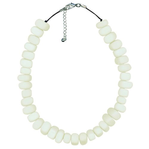 Icon Ladies Icon Square Cut Necklace Bone