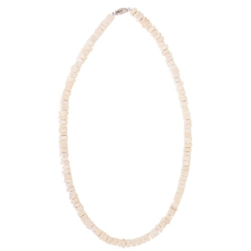 Icon Ladies Icon Square Cut Necklace White