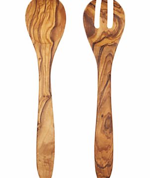 Olive Wood Salad Servers, L30cm