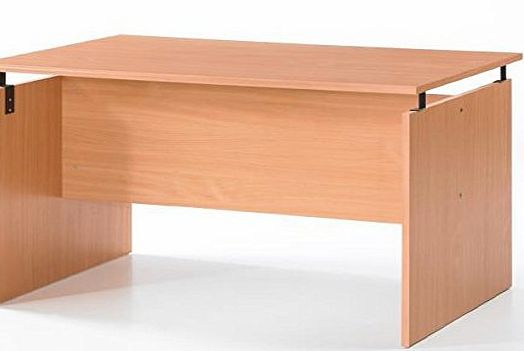 Ideal Java Beech Computer Desk Workstation Office Study- Width 120CM