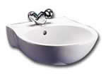 Space Narrow Washbasin 1 Taphole (E7142)