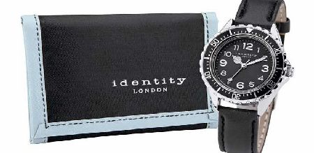 Identity London Boys Black Sports Watch Set