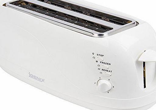 Igenix IG3020 Jun14 4 Slice White Toaster