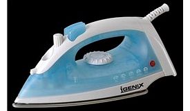 Igenix IG3112 Jul14 1200w Steam Iron White / Blue