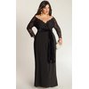 ANASTASIA EVENING GOWN IN BLACK