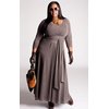 CATE JERSEY DRESS IN TRUFFLE - PRE ORDER