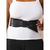 Igigi MOCK LEATHER BELT IN BLACK