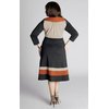 NELLIE COLOURBLOCK DRESS IN TERRACOTTA - PRE ORDER