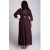 TARINA GOWN IN MAROON