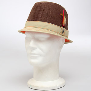 Bourbon Fedora - Brown