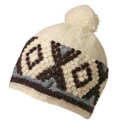 Burst Pom Pom Beanie - White