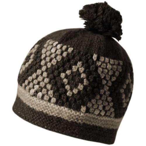 IGNITE Ladies IGNITE Burst Pompom Beanie Black Mix