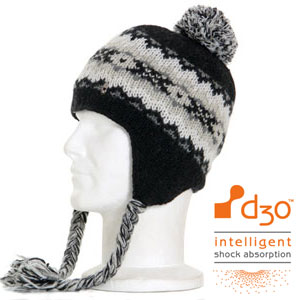 Ignite Peru No1 d3o Protective beanie - Black Mix