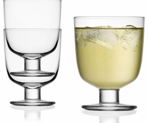 Iittala Lempi Clear Glasses, Set of 4