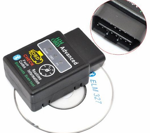 iKKEGOL HH OBD Advanced ELM327 Bluetooth ODB2 ODBII Bluetooth V1.5 Car Auto Diagnostic Scanner Tool Torque Android