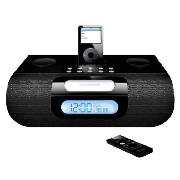 iLuv i177BLK clock radio with iPod dock