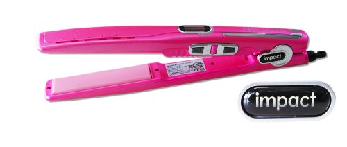 Impact Digital Hair Styler Straightener Curl Flick Salon Exlusive PINK