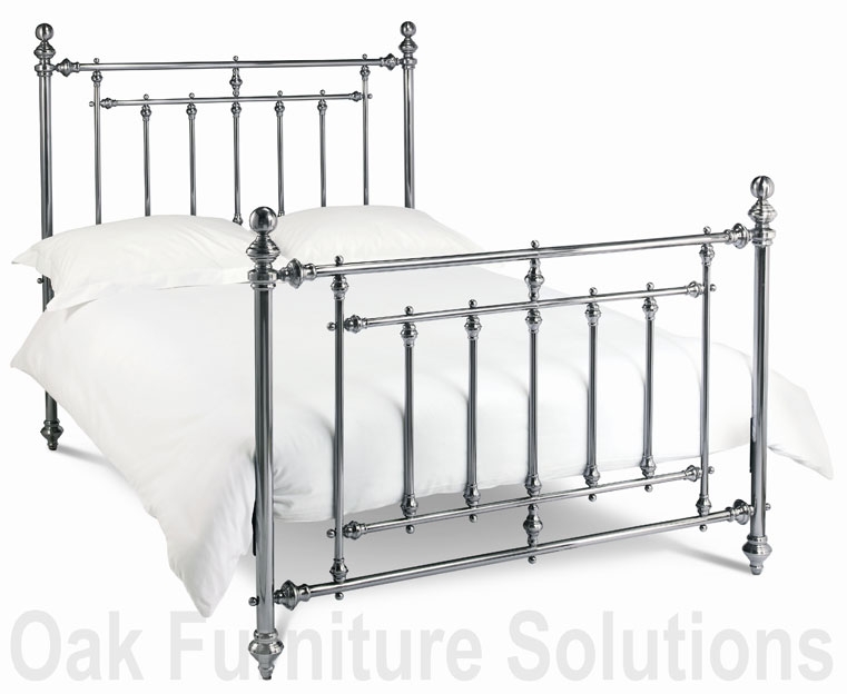 IMPERIAL Antique Nickel Bedstead - 135cm -