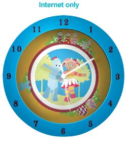 in the night garden Printed Wall Clock