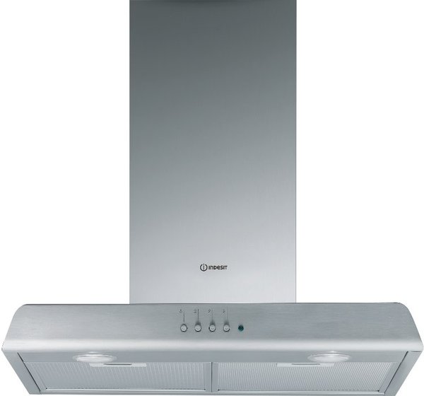 Indesit HIP6IX 60cm Chimney Hood in Stainless