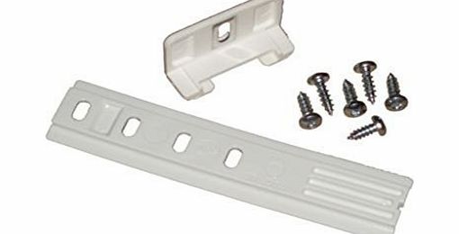 Inet-Trades GmbH 1 piece Hinge plastic white for Refrigerator Fridge Freezer sliding decor / cover Door (fitting kit) - original Inet-Trades GmbH product