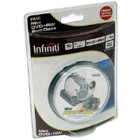 INFINITI CLASSIC 8CM DVD RW CAKEBOX (10PK)