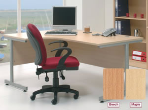 Influx Desk Cantilever Radial Left-hand