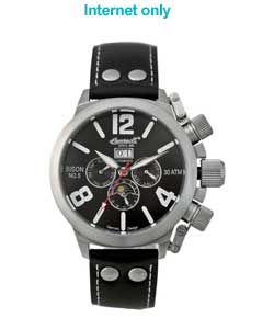 Ingersoll Bison Gents Black Multi Dial Watch