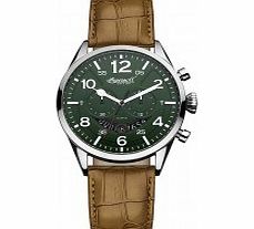 Ingersoll Mens Compton Green Brown Watch