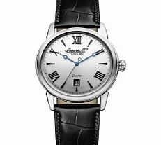 Ingersoll Mens Grafton Silver Black Watch