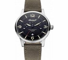 Ingersoll Mens Marlborough Black Khaki Watch