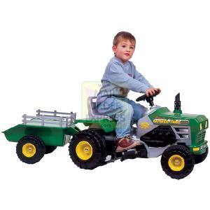 Injusa Farmer Power Tractor and Trailer 6V