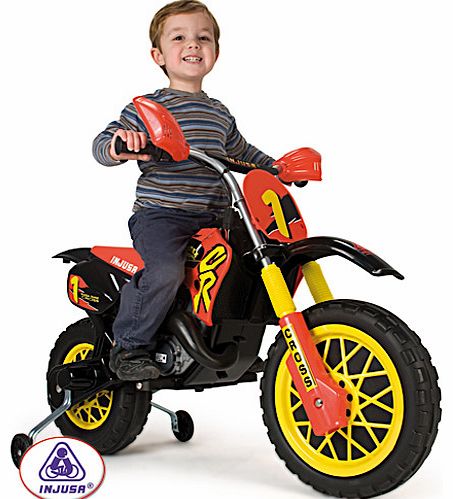 Motocross Scrambler - 6 Volt with Helmet